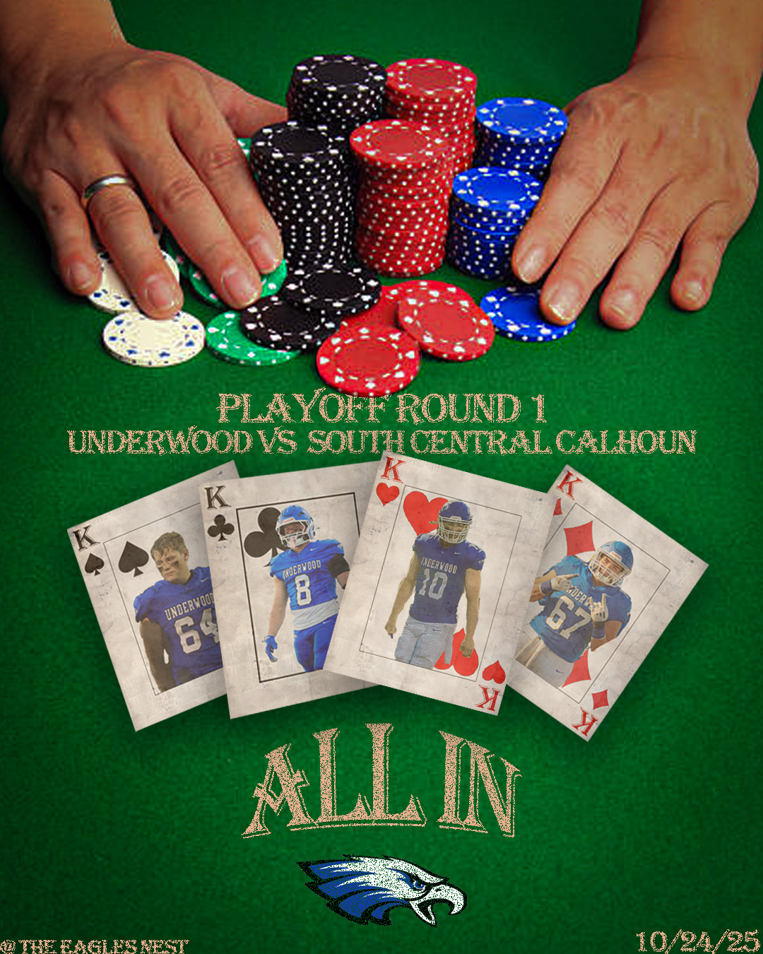 All In — Underwood playoff graphic